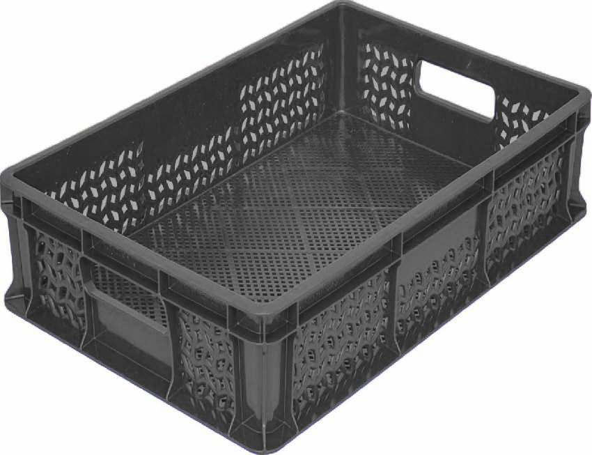 Евроконтейнер ECP-6414 (600х400х140 мм) перфорированный 