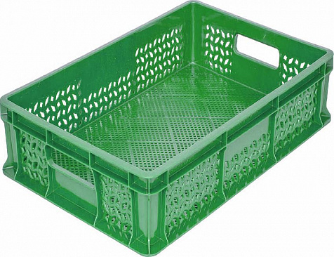 Евроконтейнер ECP-6414 (600х400х140 мм) перфорированный 