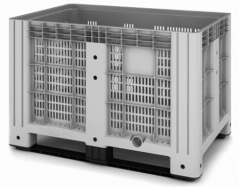Контейнер iBox перф. на 2 полозьях 1200х800х800 мм
