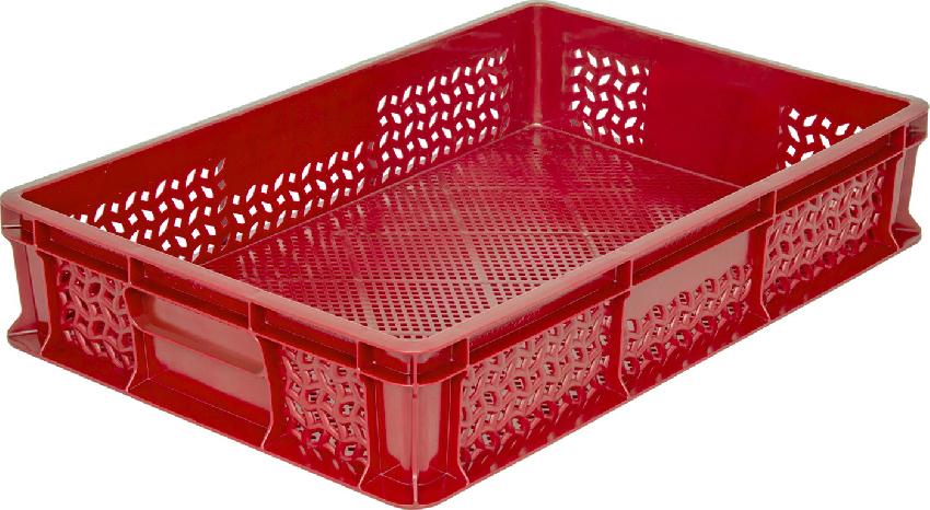 Евроконтейнер ECP-6412 (600х400х120 мм) перфорированный 
