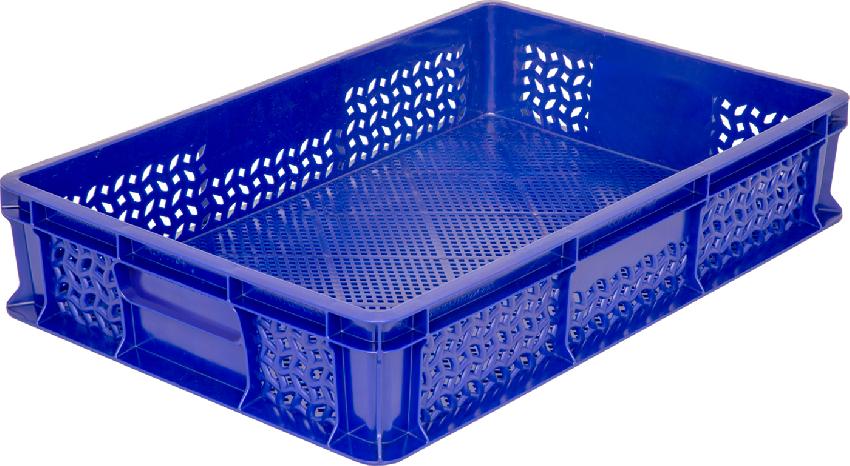 Евроконтейнер ECP-6412 (600х400х120 мм) перфорированный 